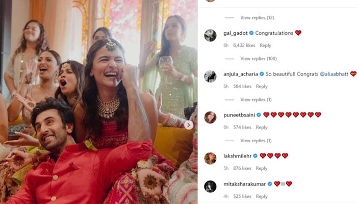 Gal Gadot wishes ‘Heart of Stone’ co-star Alia Bhatt on her wedding with Ranbir Kapoor