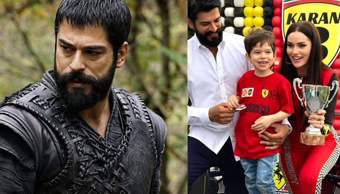 Aktor Osman Burak Ozcivit merayakan ulang tahun ketiga putra Karan