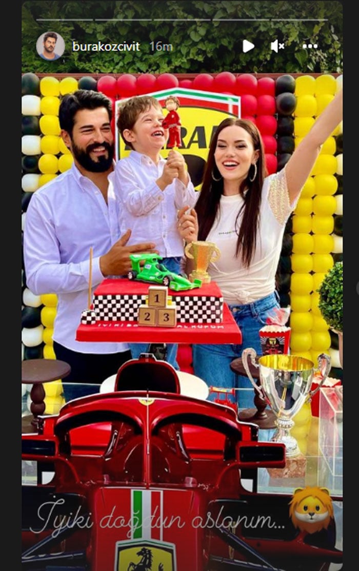 ‘Kurulus: Osman’ actor Burak Ozcivit celebrates third birthday of son Karan