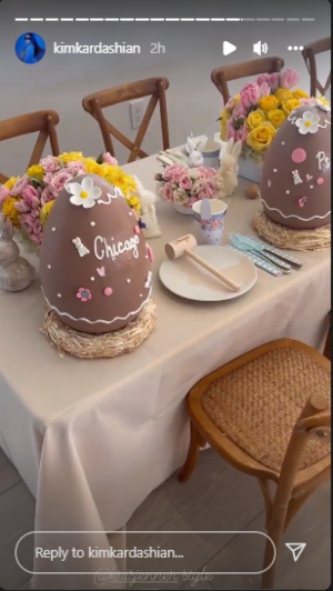 Inside Kim Kardashian’s extravagant Easter festivities, see pictures