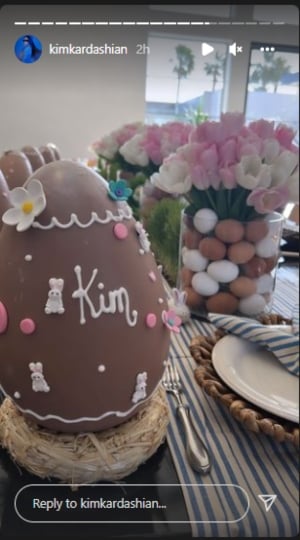 Inside Kim Kardashian’s extravagant Easter festivities, see pictures