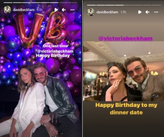 David Beckham posts gushing tributes to wife Victoria on her 48th birthday