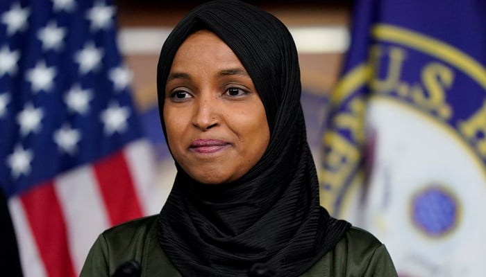 US Representative Ilhan Omar (D-MN) attends a news conference addressing the anti-Muslim comments made by Representative Lauren Boebert (R-CO) towards Omar, on Capitol Hill in Washington, US, November 30, 2021. — Reuters/File