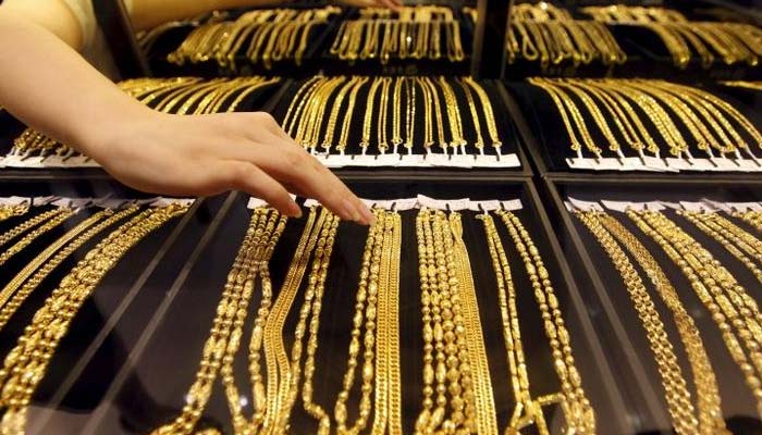 Gold chains. — Reuters/File