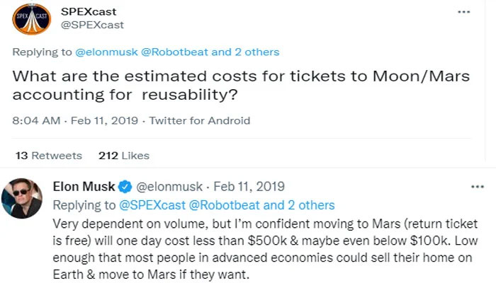 Elon Musk claims almost anyone’ can save up to $100k to afford SpaceX ticket