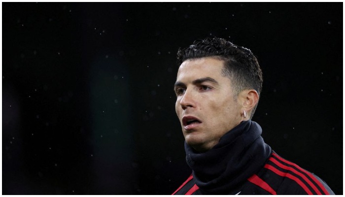 Manchester Uniteds Cristiano Ronaldo during the warm up before the match against Burnley - Turf Moor, Burnley, Britain - February 8, 2022. — Reuters