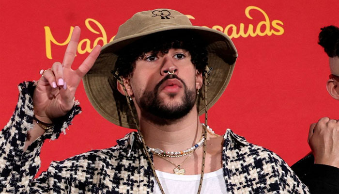 Bad Bunny sees double with two wax figures at Madame Tussauds