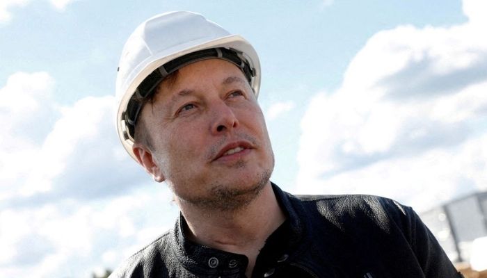 Tesla CEO Elon Musk looks on as he visits the construction site of Teslas gigafactory in Gruenheide, near Berlin, Germany, May 17, 2021. — Reuters