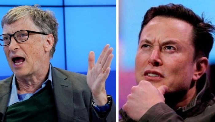 Bill Gates (left), Elon Musk (right). — Reuters