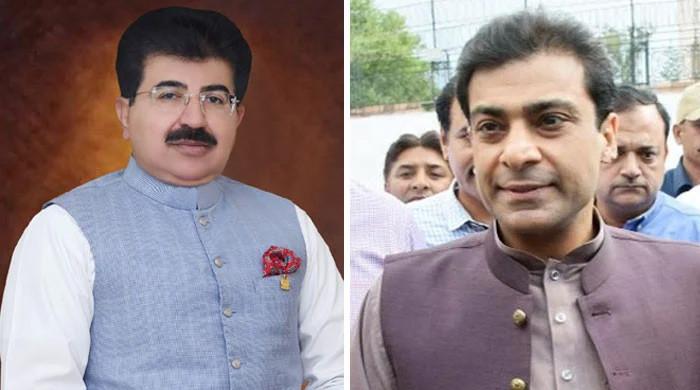Senate Chairman Sadiq Sanjrani to administer oath to Hamza Shehbaz today: sources