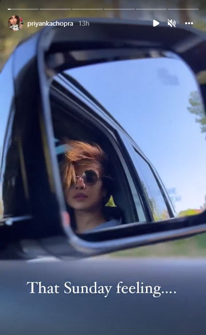 Priyanka Chopra glows in the sun as she goes on a drive: ‘That Sunday feeling’