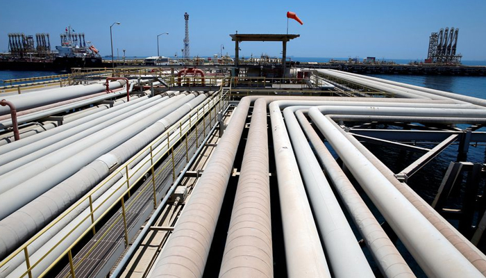 An oil tanker is being loaded at Saudi Aramcos Ras Tanura oil refinery and oil terminal in Saudi Arabia on May 21, 2018. — Reuters