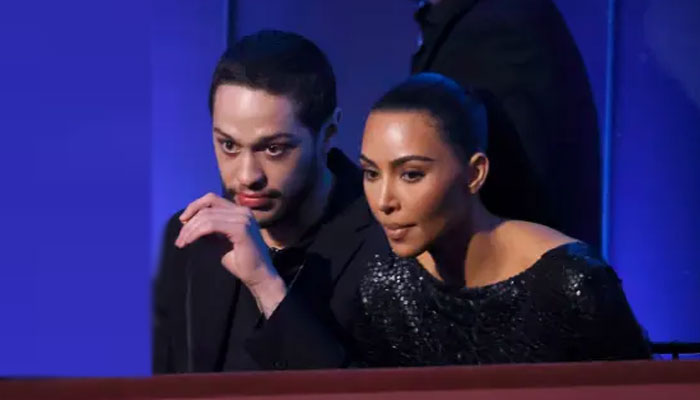 Kim Kardashian goes glam in scoop-neck gown during latest date with Pete Davidson