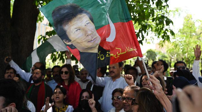 PTI protests outside ECP offices across country over 'biased attitude'