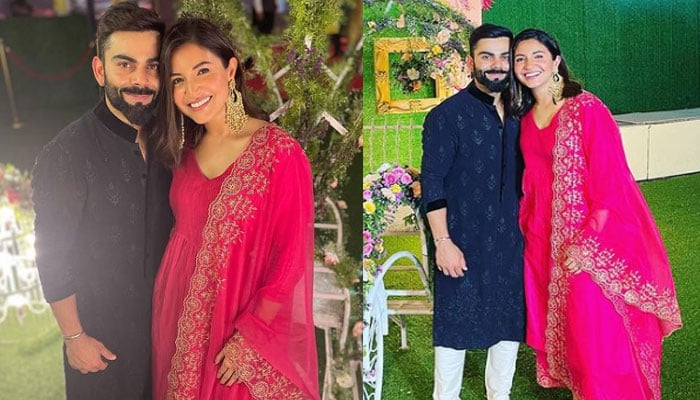 Anushka Sharma drops jaws as she poses with Virat Koli at Glen Maxwell’s wedding