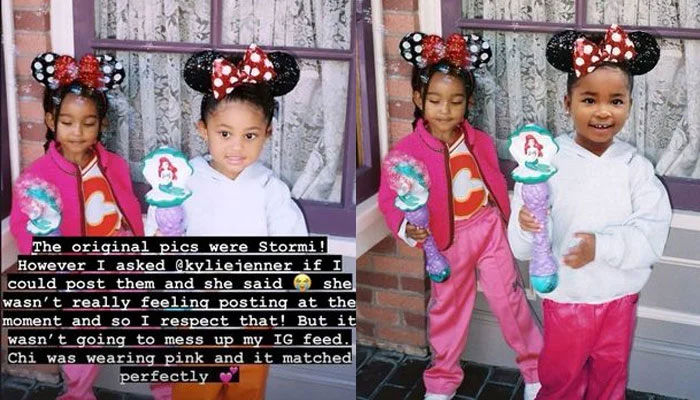 Kim Kardashians reasons for photoshopping Stormis pic is all about her aesthetic