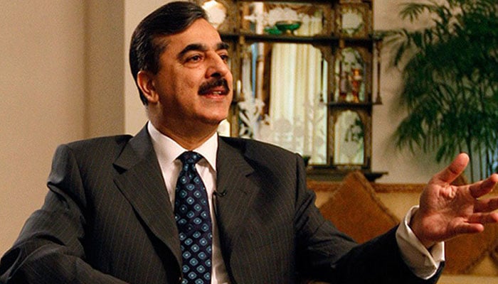 PPP senior leader and former prime ministerYousaf Raza Gilani