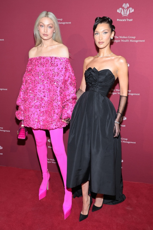 Gigi and Bella Hadid make heads turn on red carpet at Princes Trust Gala
