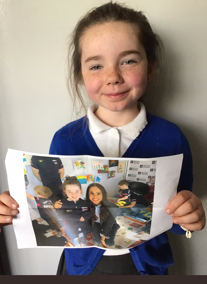 School kids picture with Meghan Markle shows Britons love for the Duchess