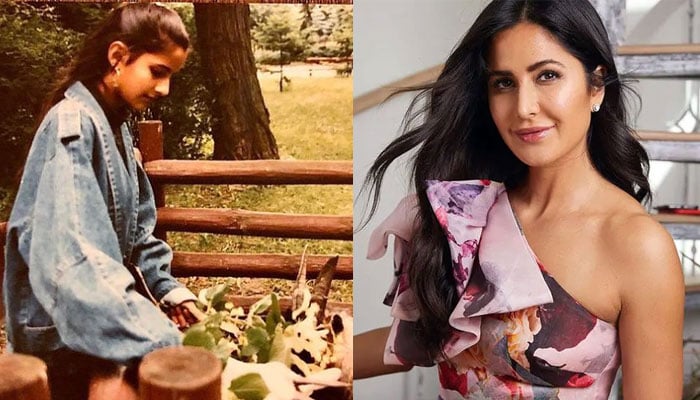 Katrina Kaif takes a trip down memory lane with an adorable throwback snap