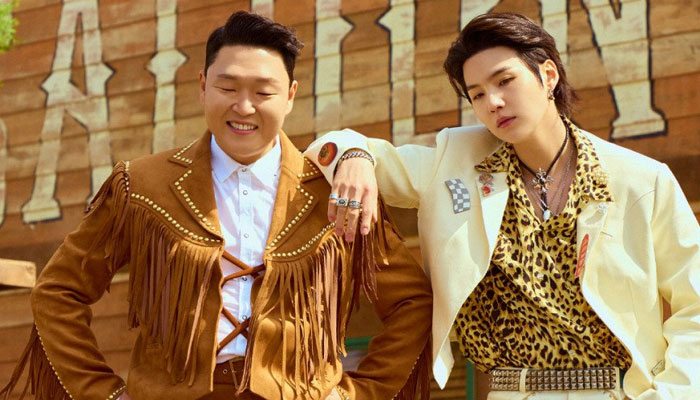 PSY dishes on collaborating with BTS Suga for That That