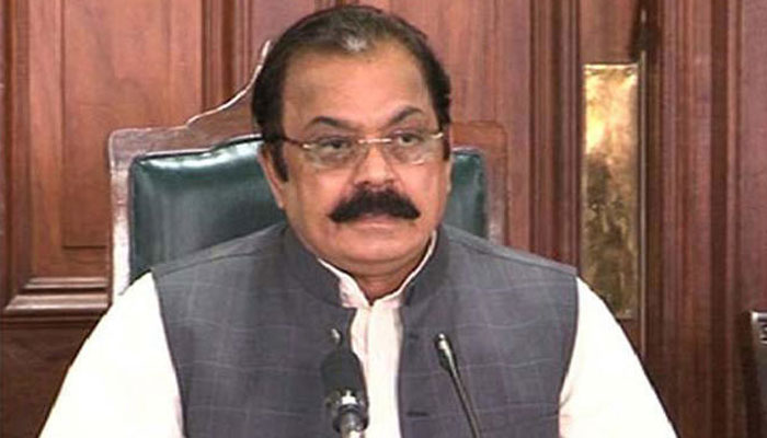 Interior Minister Rana Sanaullah. Photo: AFP/file