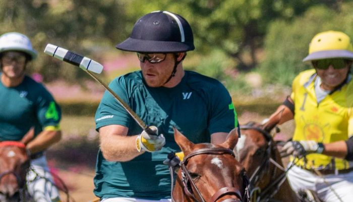 Prince Harry is back in the saddle