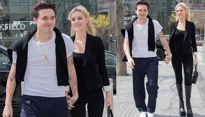 Brooklyn Beckham dan istrinya Nicola Peltz menetapkan tujuan pasangan murni saat mereka menikmati jalan-jalan romantis