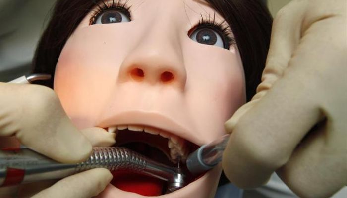 Pedia_Roid, bot developed to train pediatric dentists.— Reuters