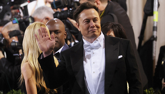 Elon Musk arrives at the In America: An Anthology of Fashion themed Met Gala at the Metropolitan Museum of Art in New York City, New York, US, May 2, 2022. — Reuters