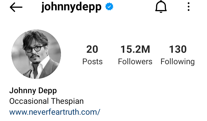 Aktivitas media sosial menunjukkan Johnny Depp mendapatkan simpati dalam kasus melawan Amber Heard