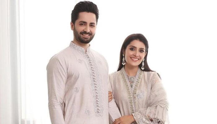 Ayeza Khan, Danish Taimoor exude couple goals in pictures from second day of Eid