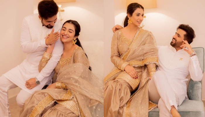 Sarah Khan, Falak Shabir send fans swooning over adorable Eid snaps