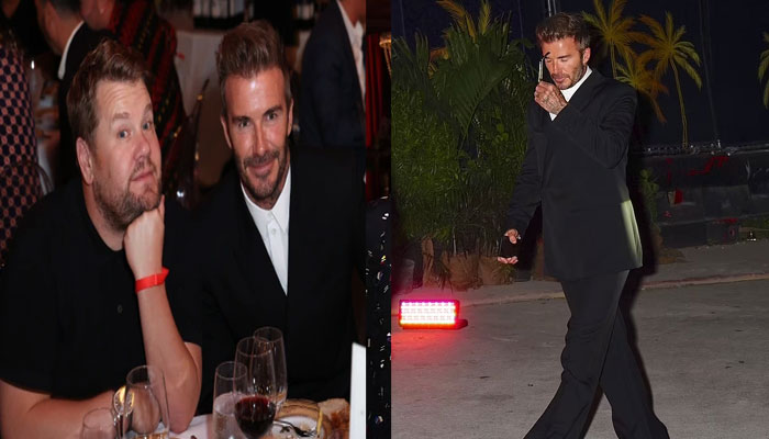 David Beckham joins James Corden for ‘spectacular dinner party: pics
