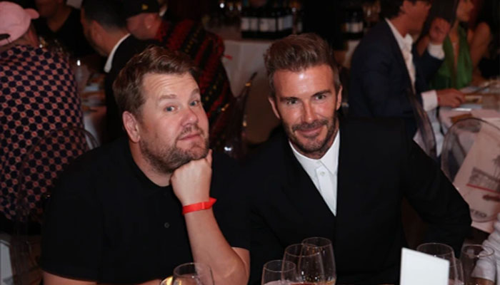David Beckham joins James Corden for ‘spectacular dinner party: pics