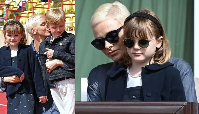 Princess Charlene warms hearts in rare outing with twins after mystery illness