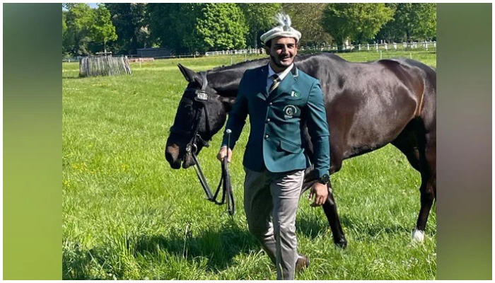Pakistan’s ace equestrian Usman Khan. — Photo by Usman Khan