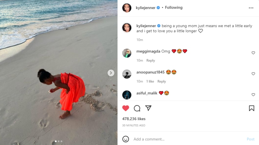 Kylie Jenner’s Mother’s Day special post for daughter Stormi melts hearts on internet