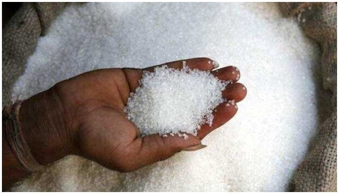 A handful of sugar on a womans palm. — Reuters/ file