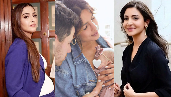 Anushka Sharma, Sonam Kapoor send love to Priyanka as she shares first pic of her baby