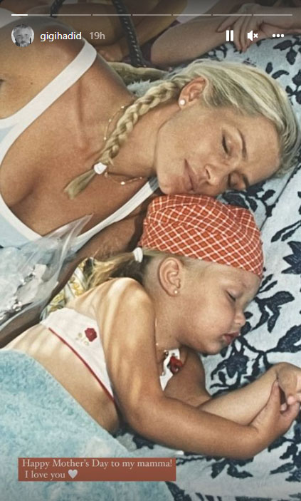 Gigi Hadid is a ‘proud’ mom as she celebrates Mother’s Day with daughter Khai