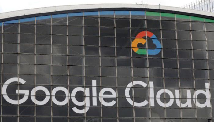 The logo of Google is seen on a building at la Defense business and financial district in Courbevoie near Paris, France, September 1, 2020.—Reuters