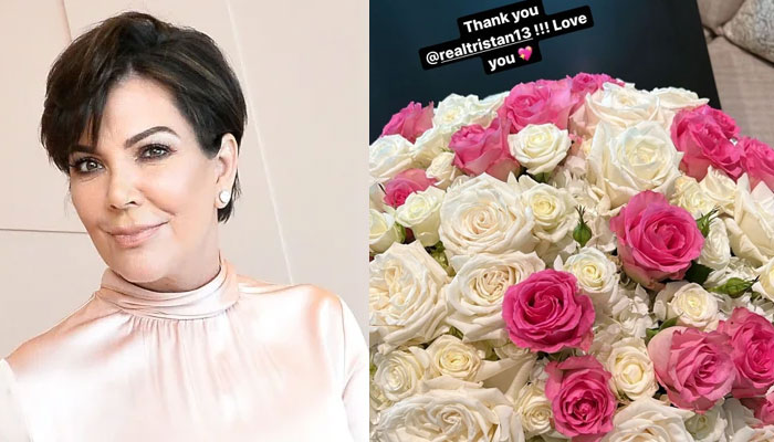Kris Jenner comes under fire for gushing response to Khloe Kardashians ex Tristan Thompson’s blooms
