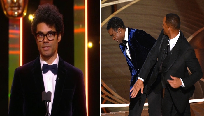 BAFTA 2022 host Richard Ayoade takes savage dig at Will Smith’s Oscars slap