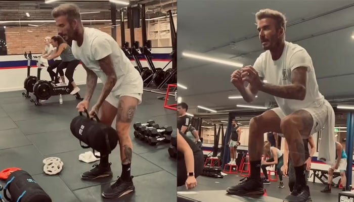 David Beckham shows off muscles while revealing his specially designed workout: Watch