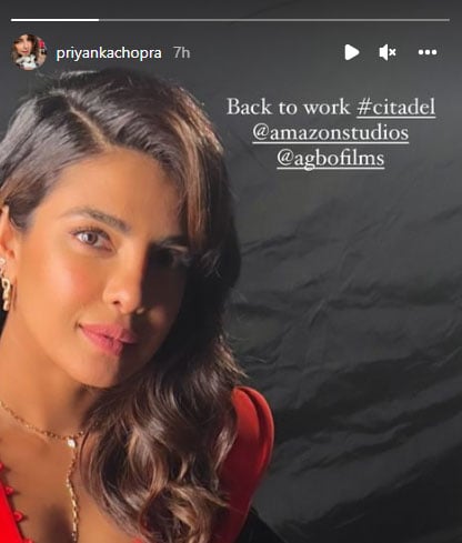 Priyanka Chopra resumes work a day after her daughter came home