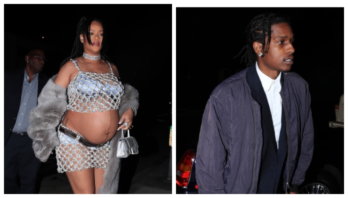 Photos: Rihanna stuns in silver mesh ensemble