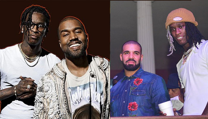Young Thug bekerja dengan Kanye West, Drake, Travis Scott, Machine Gun Kelly, J Cole dan Chris Brown