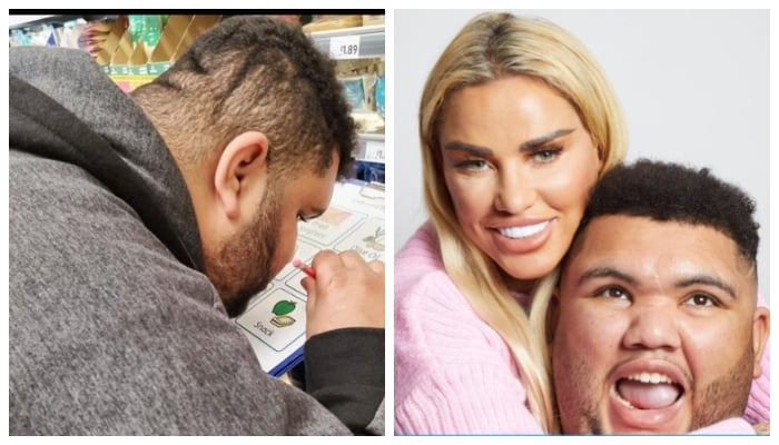 Katie Price shares ‘priceless’ moment with son Harvey