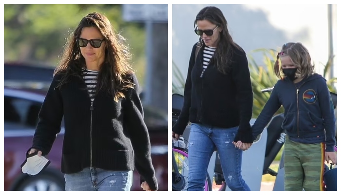Jennifer Garner looks stunning as she steps out with son in casuals
